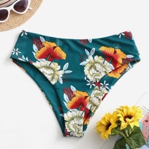 High waist bikini bottoms